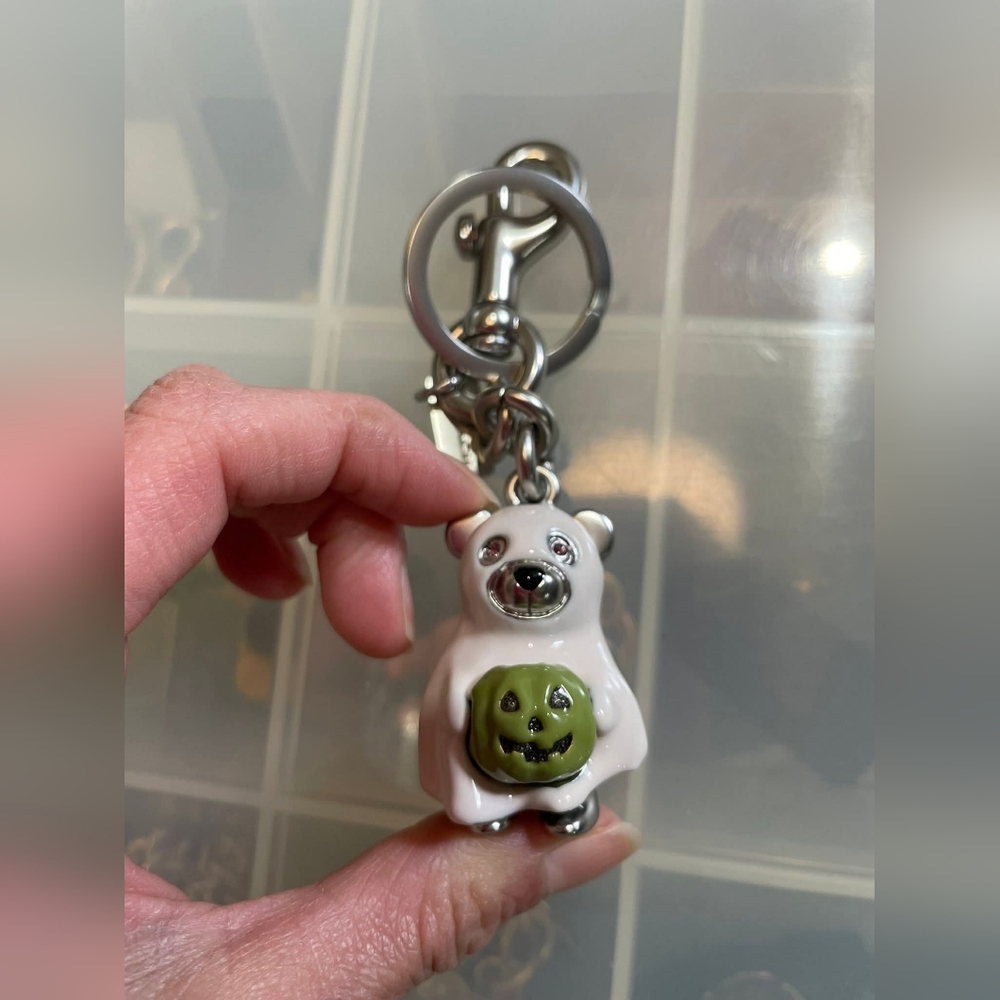Coach Ghost Bear charm